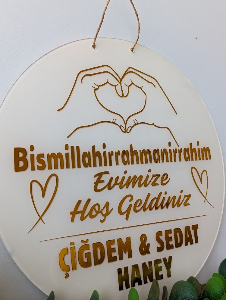 Krem Gold Kapı Süsü