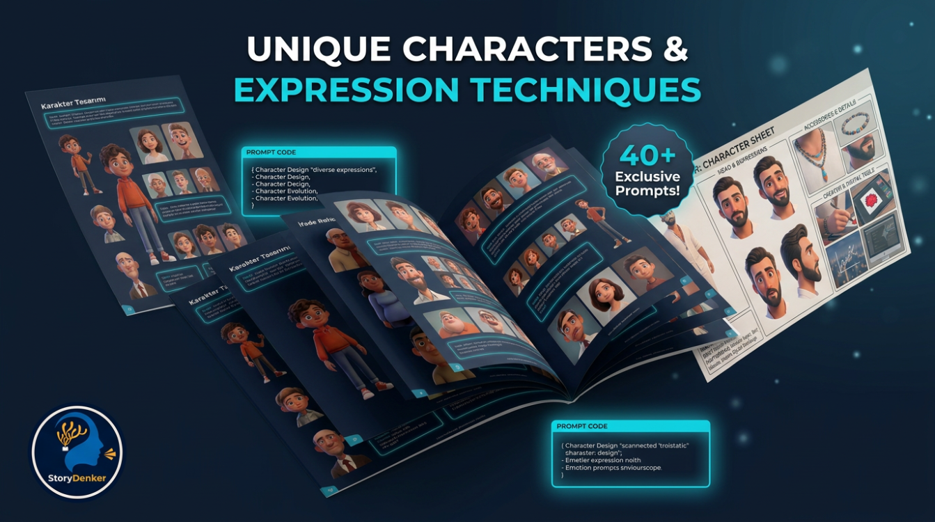StoryDenker AI Animation Prompt Handbook | Master Pixar, Cinematic & Anime Styles