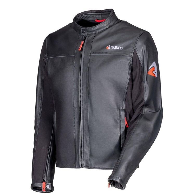 Nukrowear Street Korumalı Deri Motosiklet Montu
