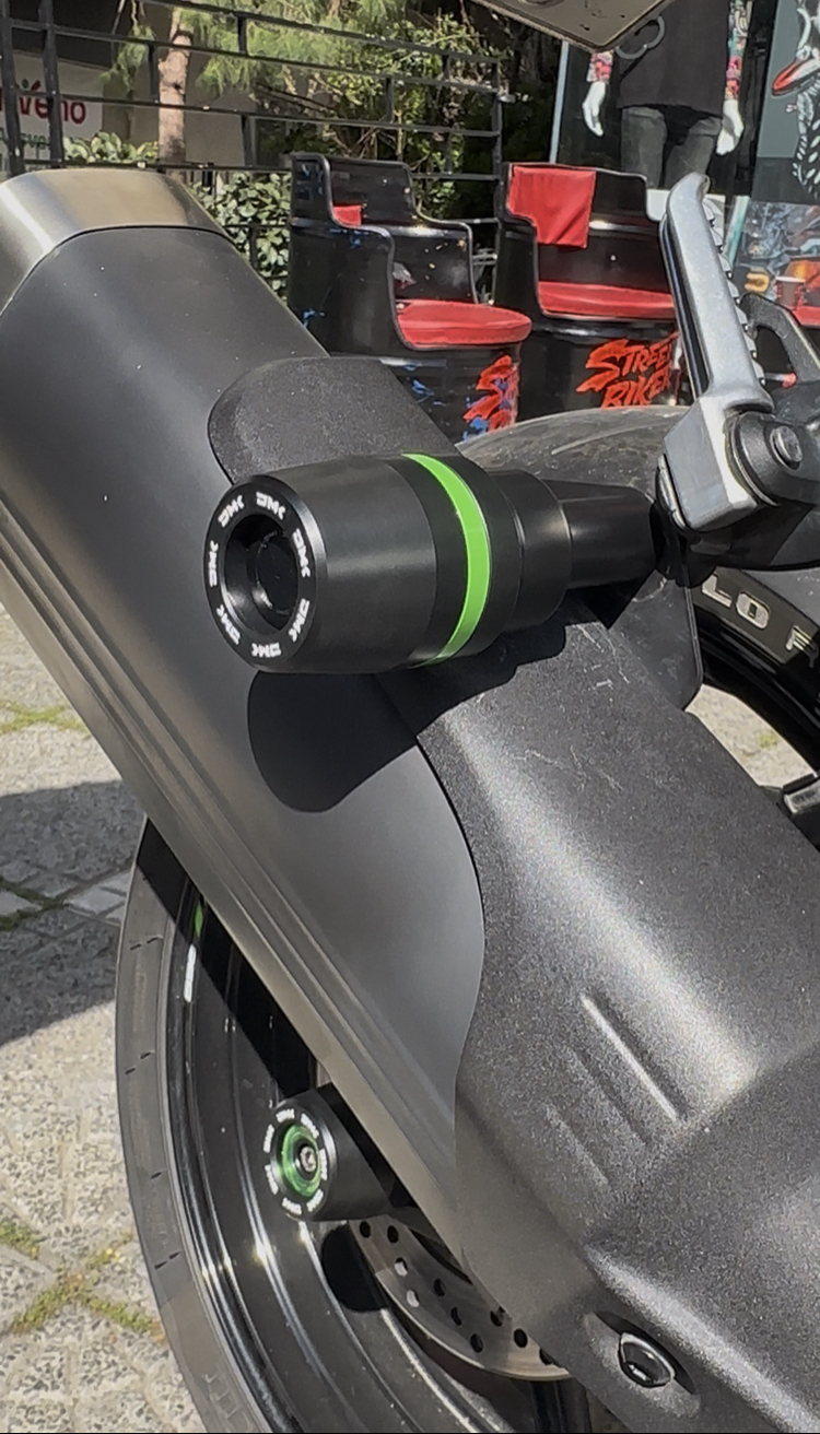 Kawasaki ZX6R Egzoz koruma takozu