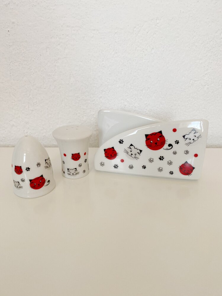 Lunart Kedi Tuzluk&Biberlik
