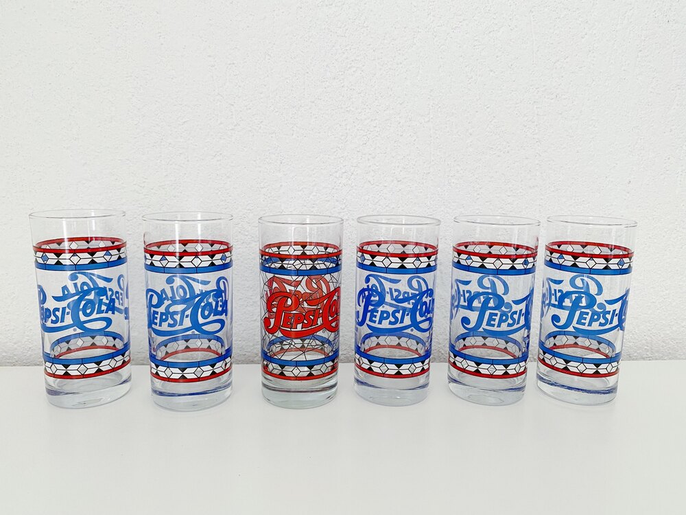 Pepsi Cola Vitray Stil Bardak