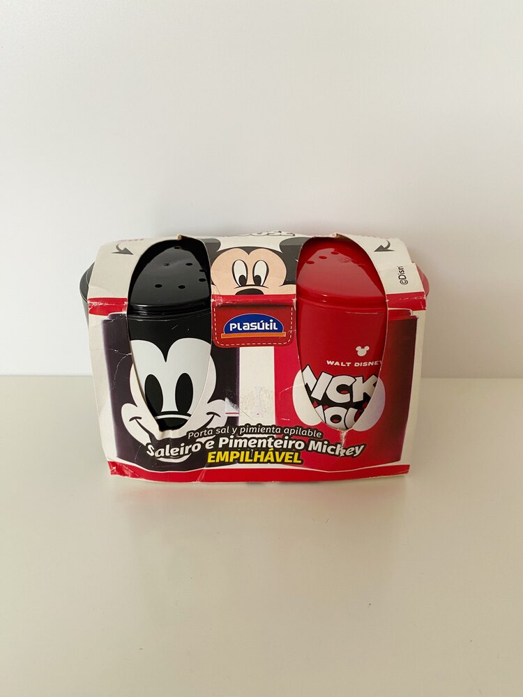 Lisanslı Mickey Mouse Tuzluk&Biberlik