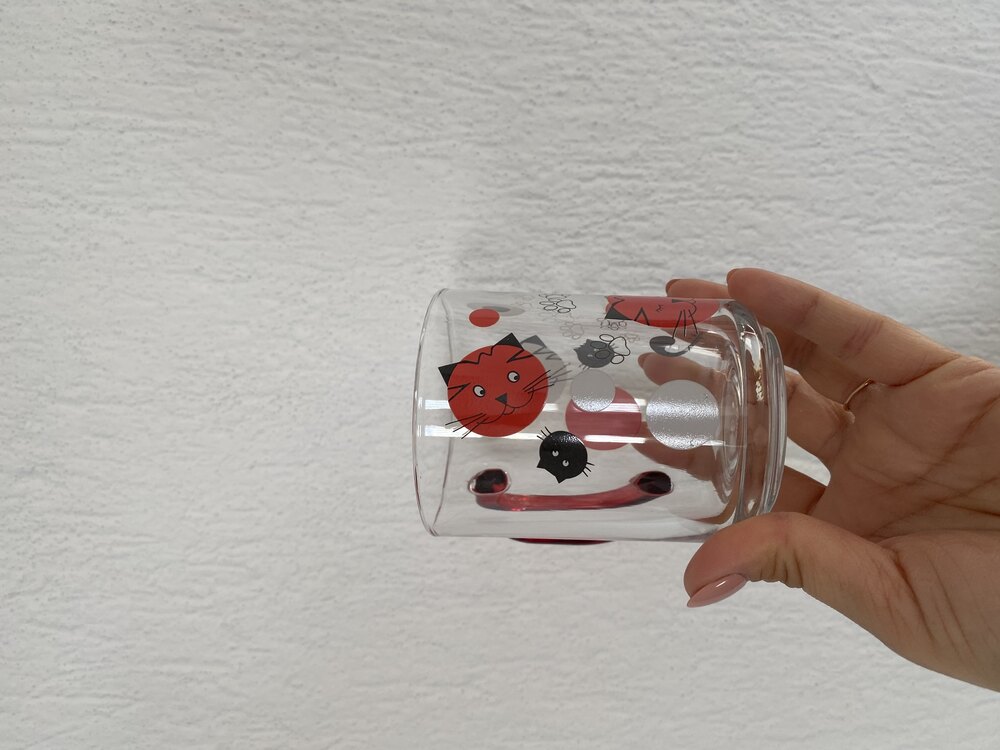 Kedi Desenli Bardak