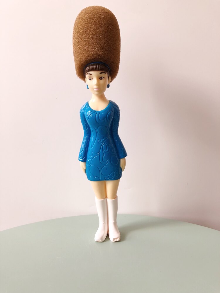 Afro Kadın Bulaşık Süngeri