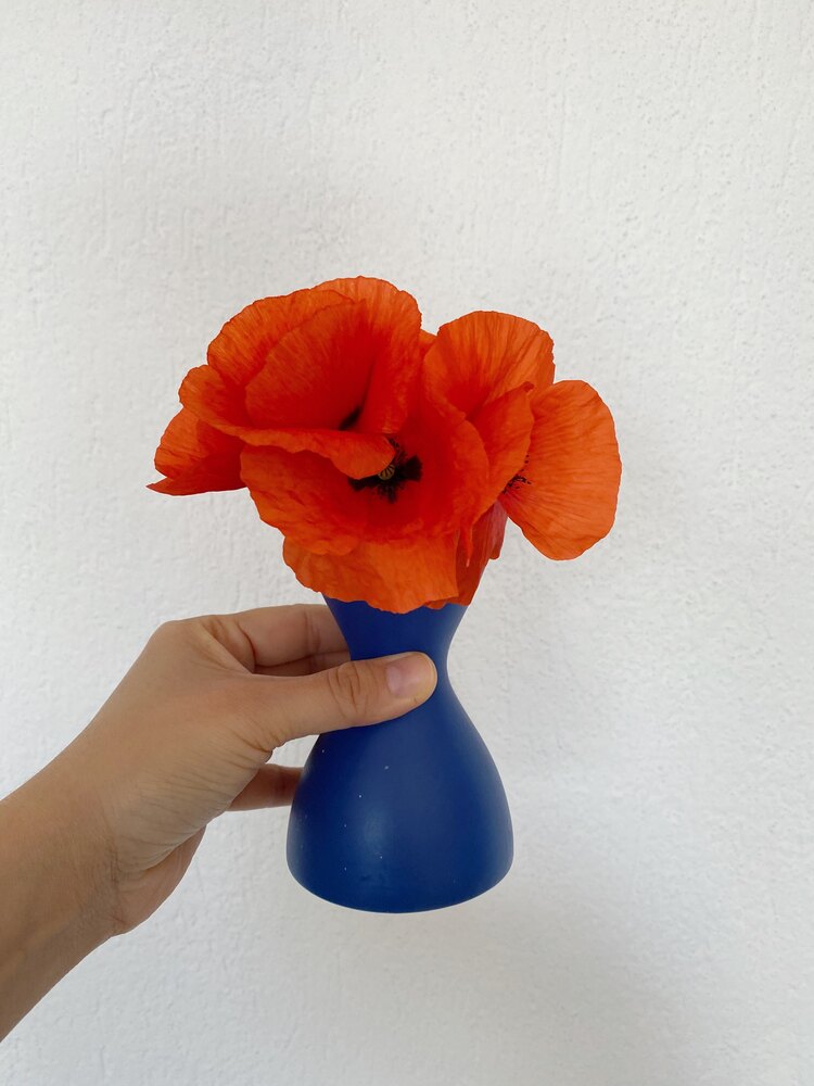 Ikea Lacivert Vazo