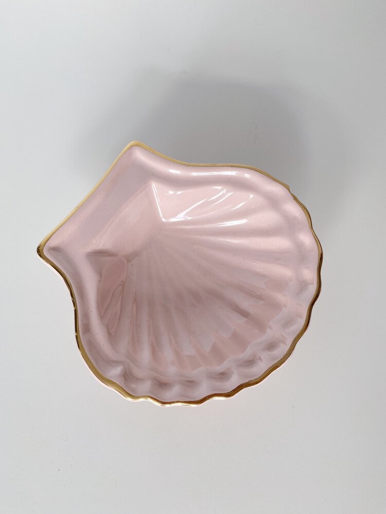 Deniz Kabuğu Sabunluk/Takılık-Toz Pembe