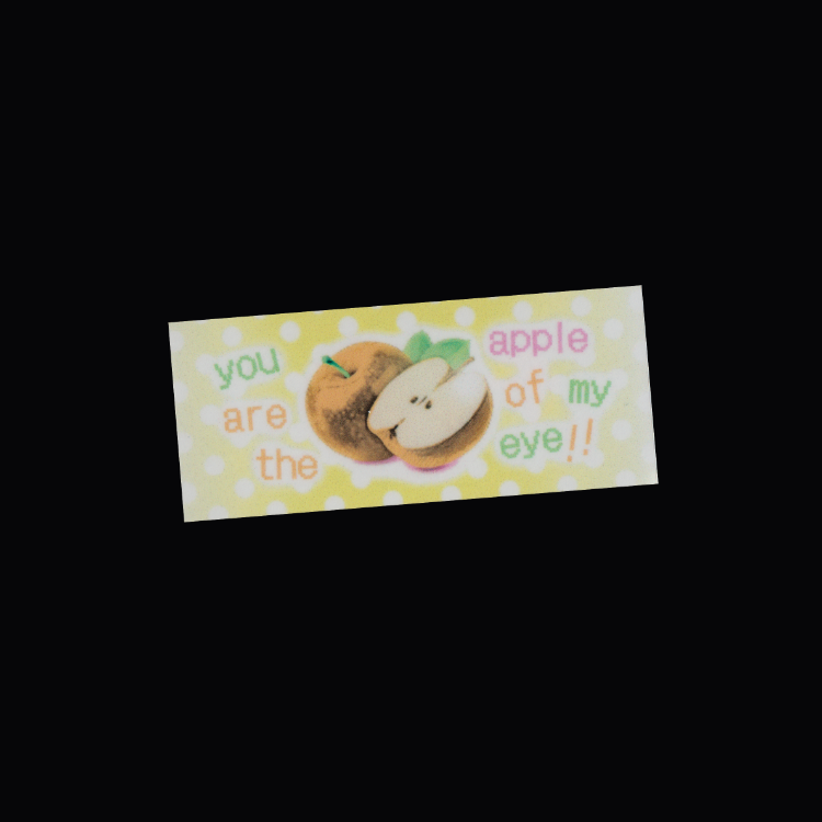 'you are the apple of my eye' şeffaf sticker