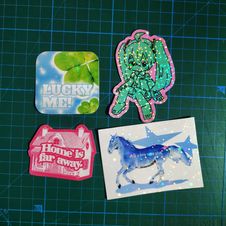 [parıltılı] tekli stickerlar 2