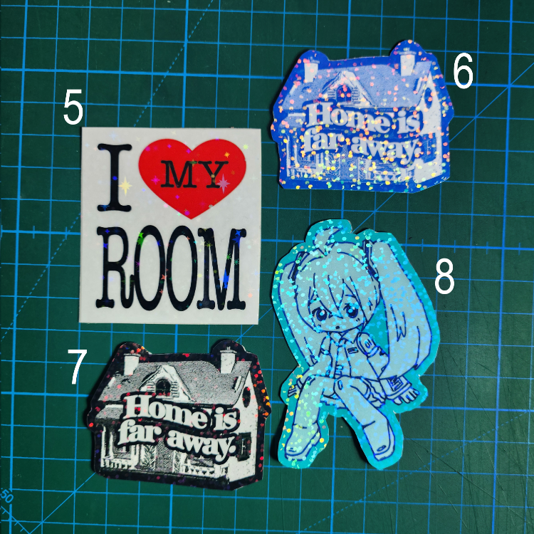 [parıltılı] tekli stickerlar 2