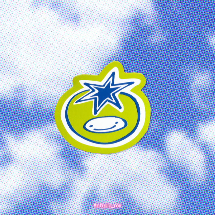 'starry ii' tekli sticker