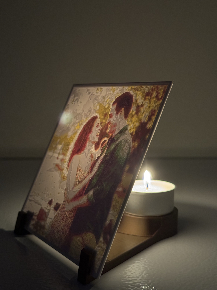 Işıltılı Anı Tablosu | Kişiye Özel 3D Baskı Gece Lambası
