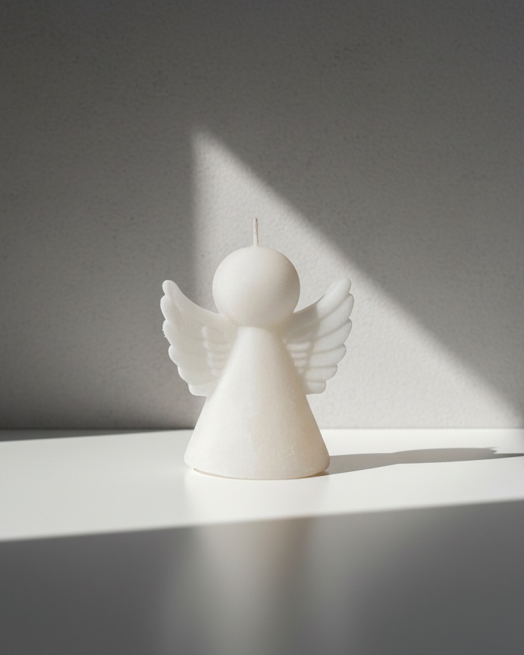 Winter Angel Candle