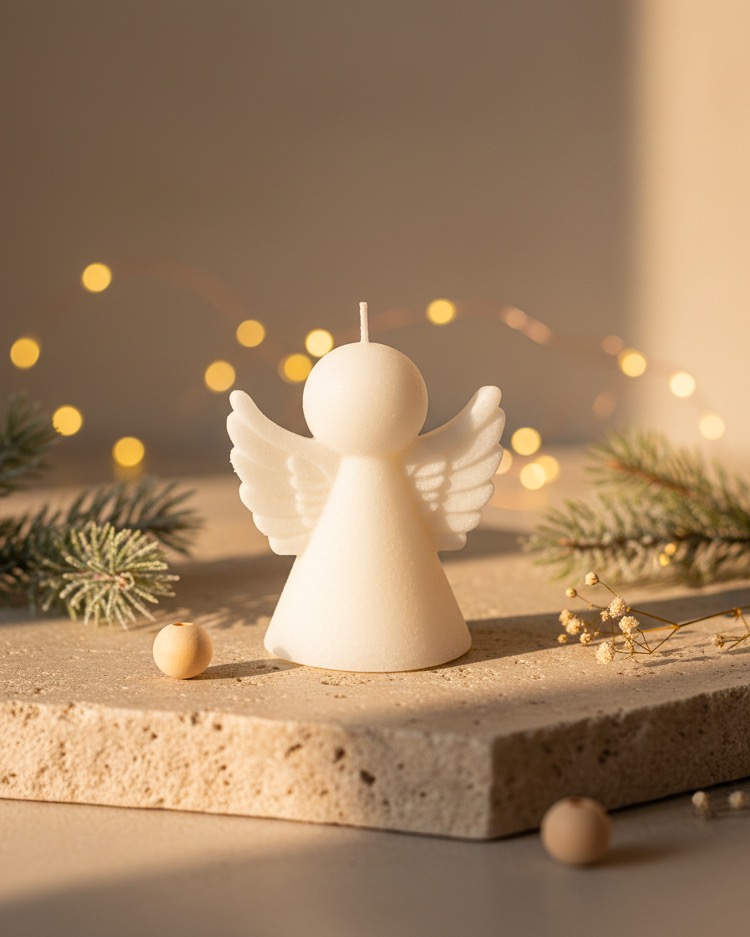 Winter Angel Candle