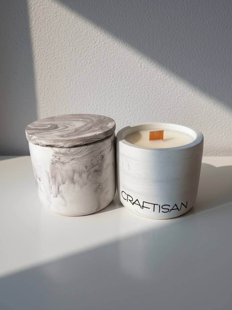 Marble Jar Candle 