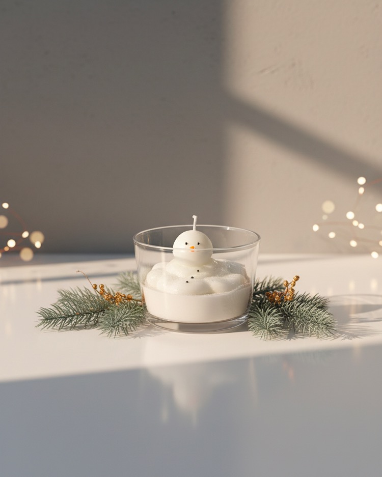 Snowie Candle
