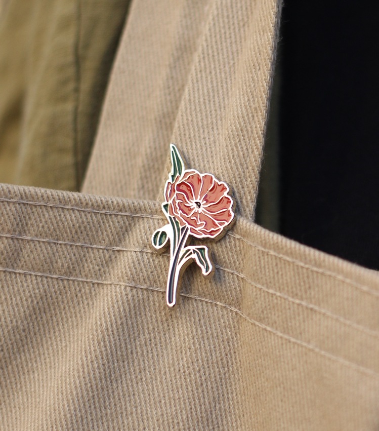 The Poppy Gelincik Broş