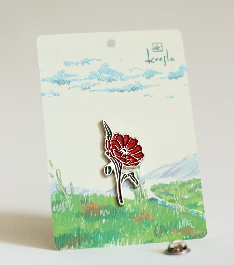 The Poppy Gelincik Broş
