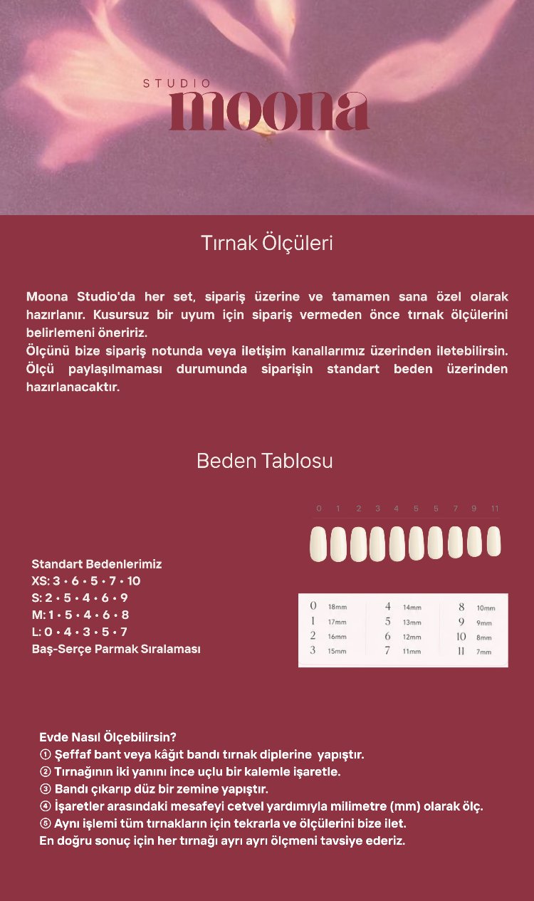 Noir Bloom| El yapımı tırnak