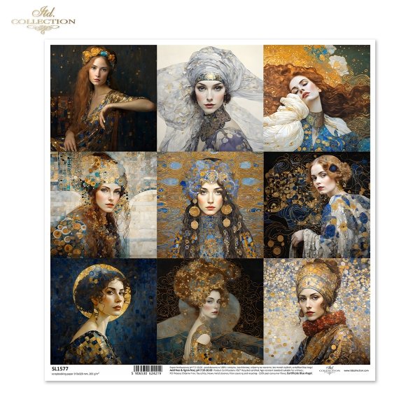 Scrapbooking kağıdı ITD collection SL1577