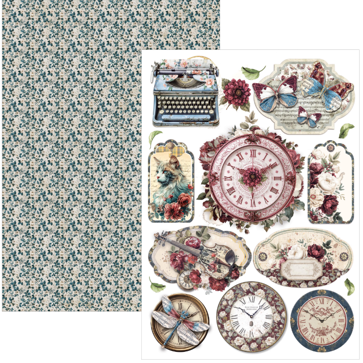 Burgundy Bohemian Creative Pad – A4