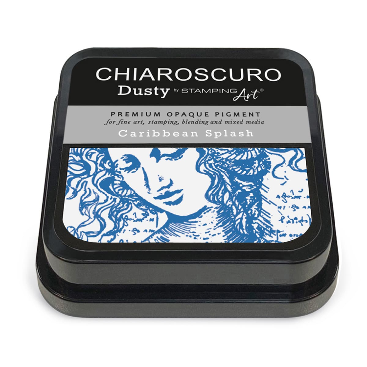 Chiaroscuro Dusty Ink Pad – Caribbean Splash PKD120