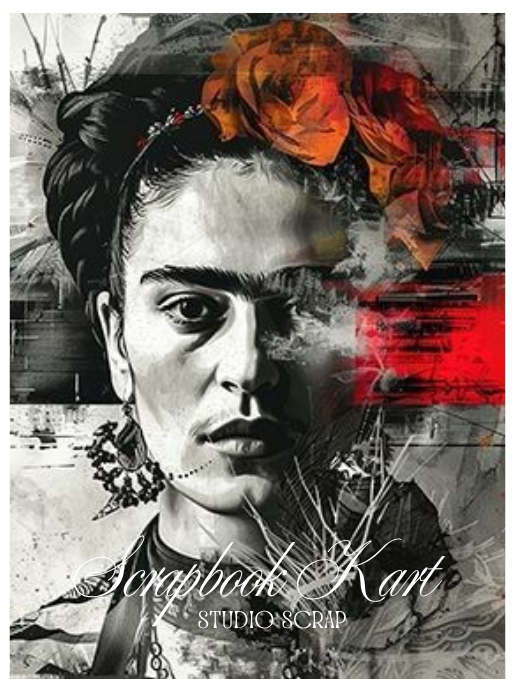A5 Scrapbook Kartı “Scrapbook Art”
