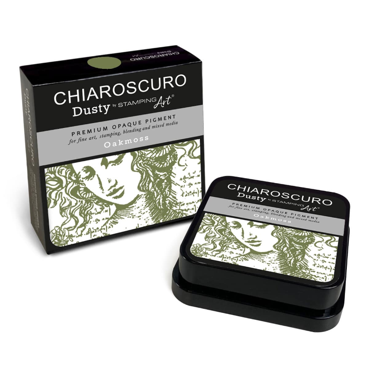 Chiaroscuro Dusty Ink Pad – Oakmoss PKD128