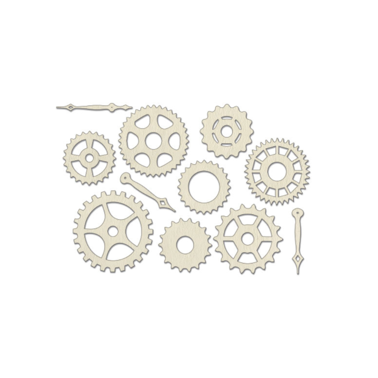 Steampunk Chipboard Seti 10x15 cm – #167