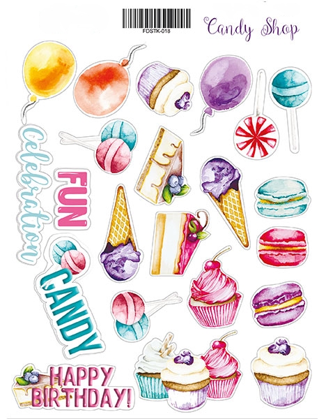 Sticker Set "Candy Shop"