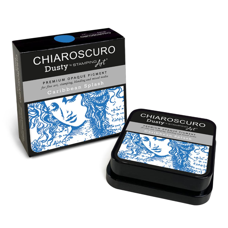 Chiaroscuro Dusty Ink Pad – Caribbean Splash PKD120