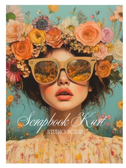 A5 Scrapbook Kartı “Scrapbook Art”