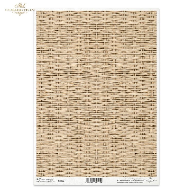 Pirinç Dekupaj Kağıdı R2806