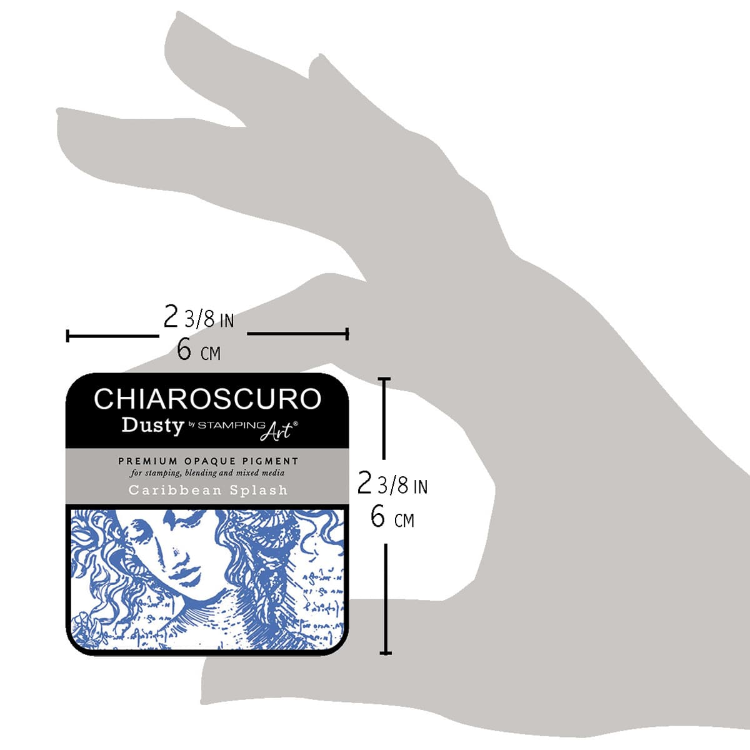 Chiaroscuro Dusty Ink Pad – Caribbean Splash PKD120