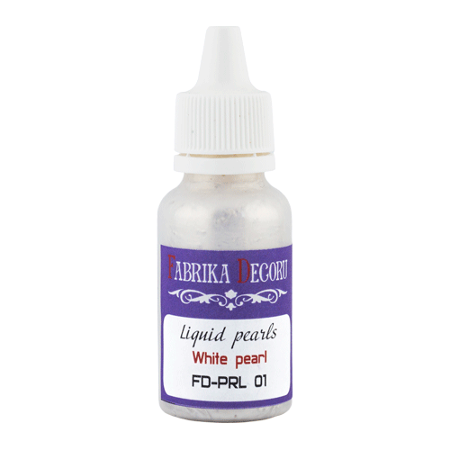 Likit İnci (Boyutlu Boya) Kahverengi Beyaz sedef. 40 ml