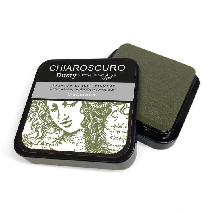 Chiaroscuro Dusty Ink Pad – Oakmoss PKD128