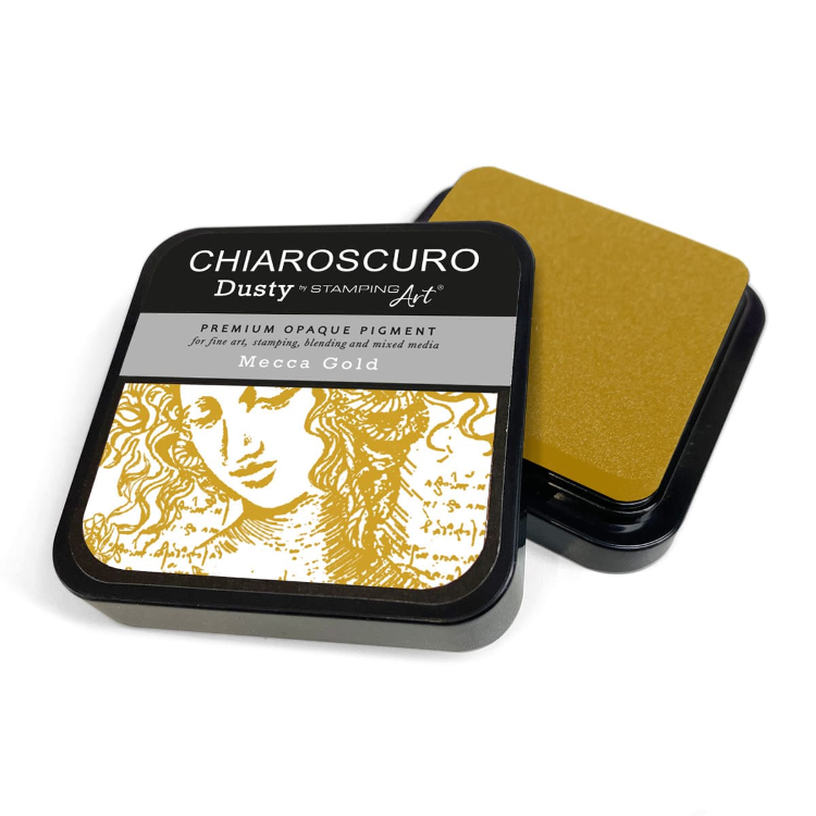 Chiaroscuro Dusty Ink Pad – Mecca Gold PKD108