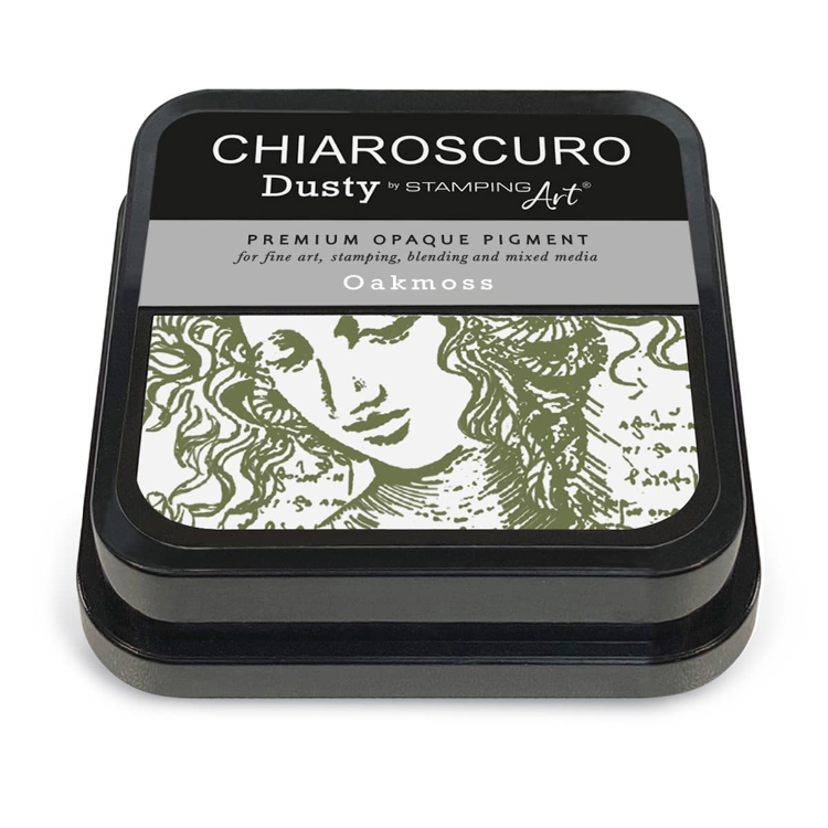 Chiaroscuro Dusty Ink Pad – Oakmoss PKD128