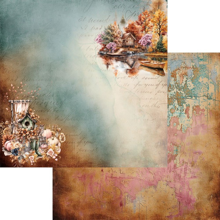 Beautiful Autumn Scrapbooking Kağıdı Seti
