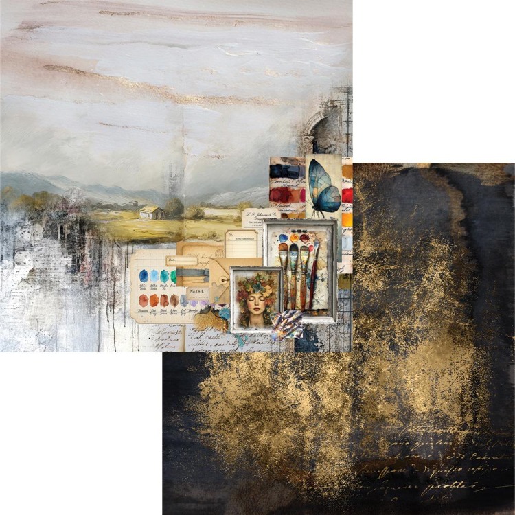 Art 2 Scrapbooking Kağıt Seti, 20 × 20 cm