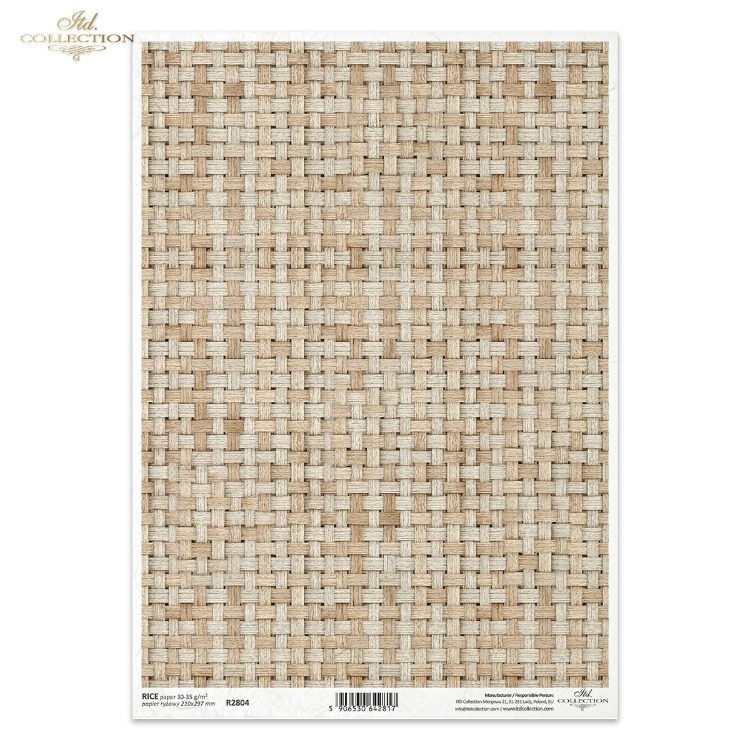 Pirinç Dekupaj kağıdı R2804
