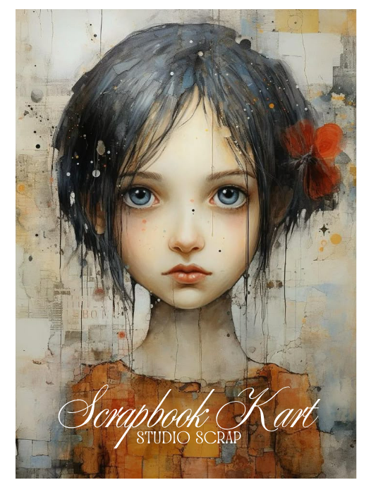 A5 Scrapbook Kartı “Scrapbook Art”