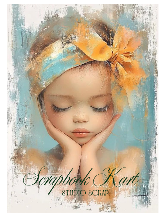 Temalı Scrapbook Kartı #S02