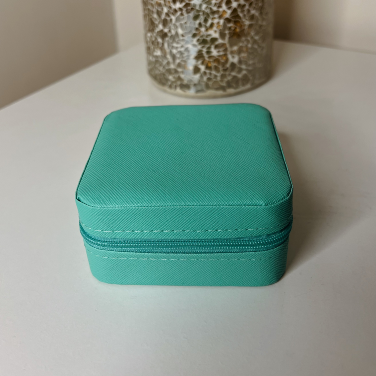 Mini Mücevher Takı Kutusu - Kolye, Yüzük, Küpe Düzenleyici Seyahat Takı Çantası