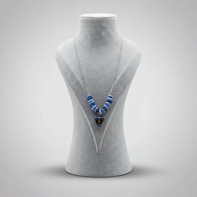 Blue Prism - Murano Cam Kolye