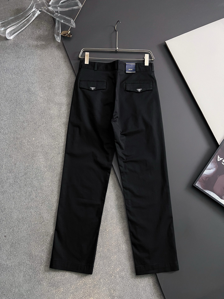 Prada Pure Cotton Men's Casual Dress Pants