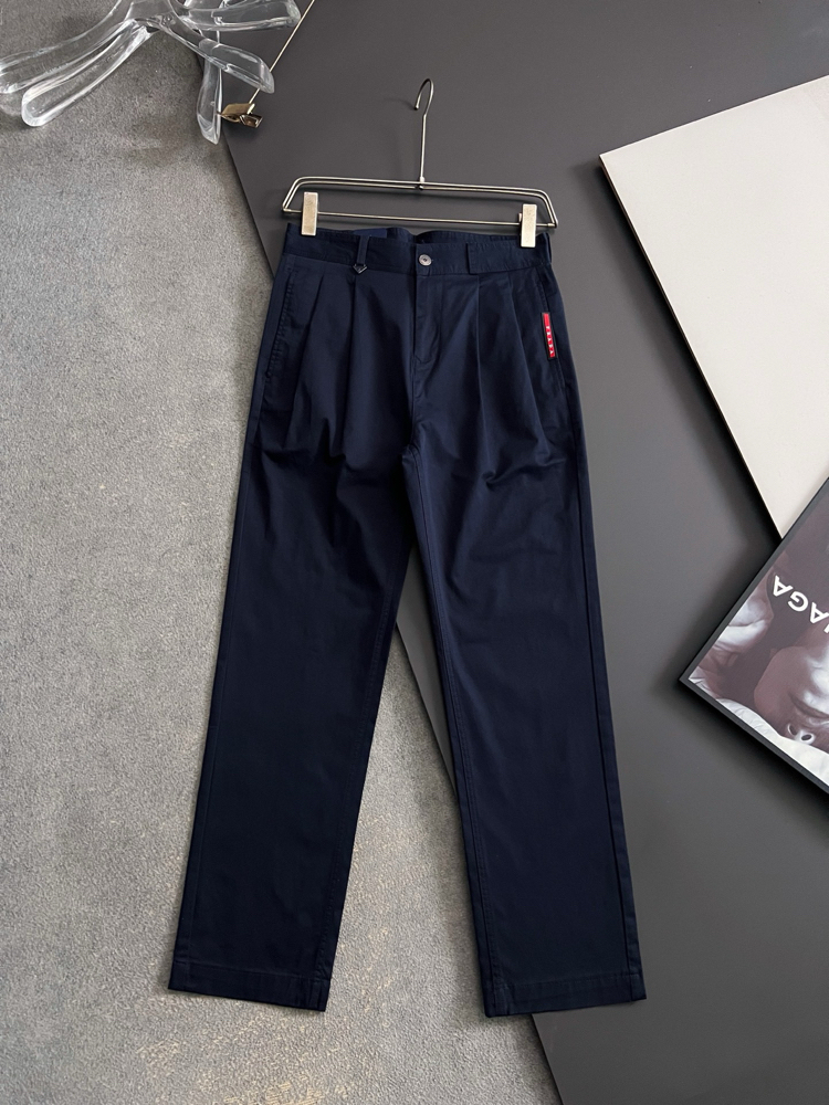 Prada Pure Cotton Men's Casual Dress Pants