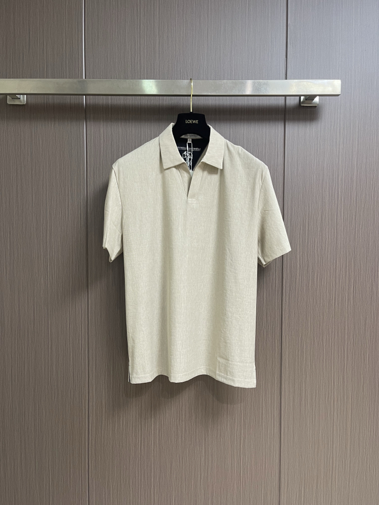 Brunello Cucinelli Arrival Short-Sleeve Knit Polo Shirt