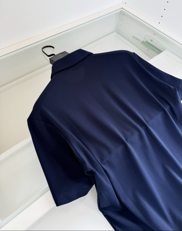 Brioni two-button collared short-sleeved polo shirt