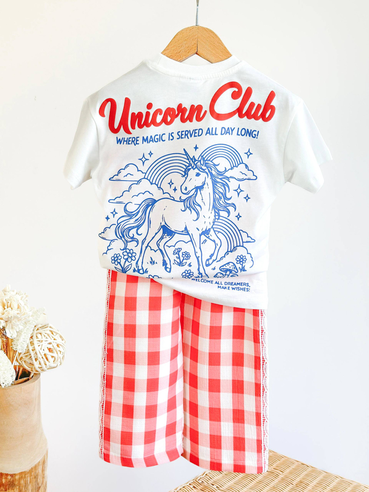 Unıcorn Club Pantolon Tişört Set
